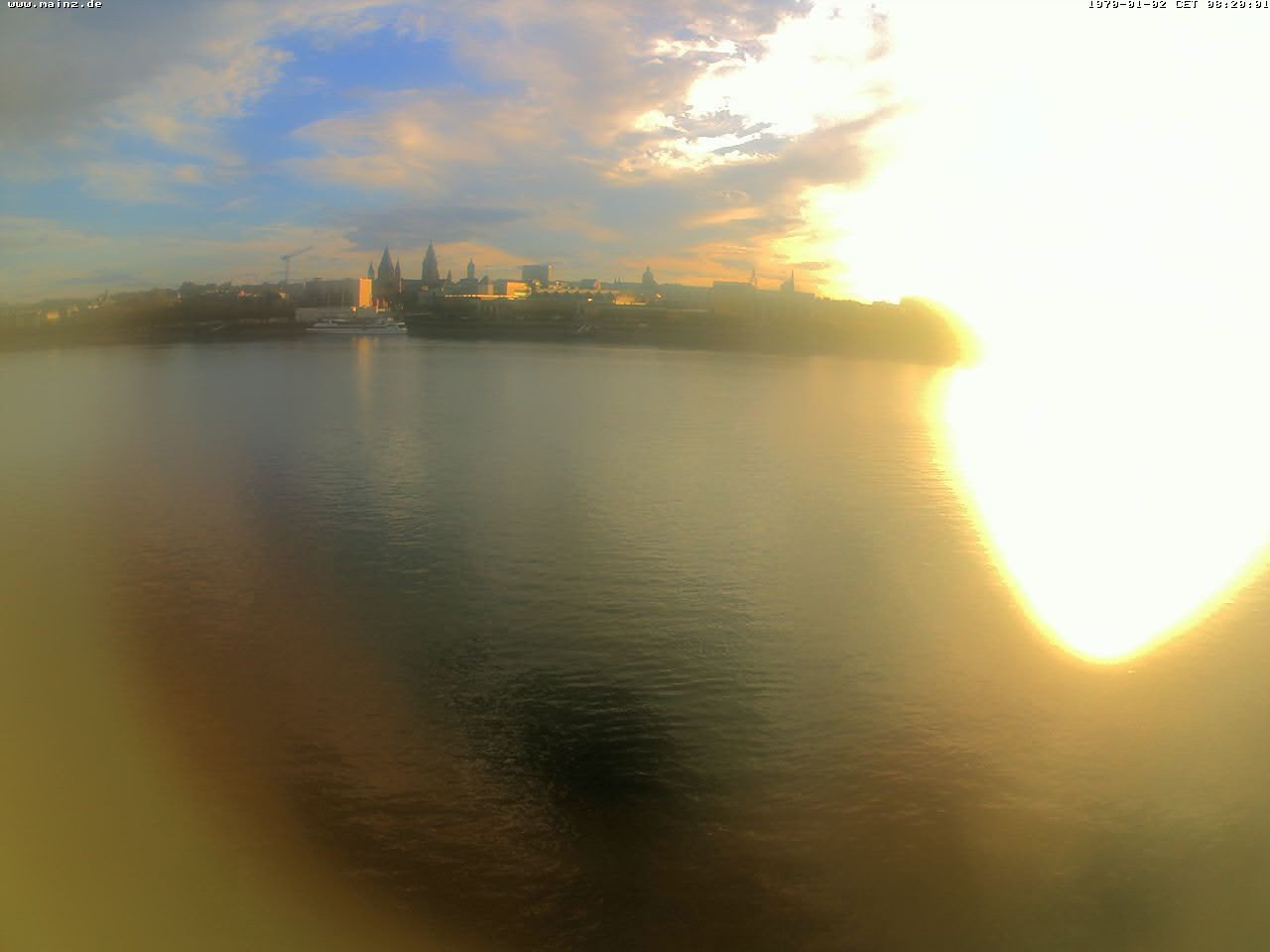 Archiv Foto Webcam Rheinufer Mainz-Kastel