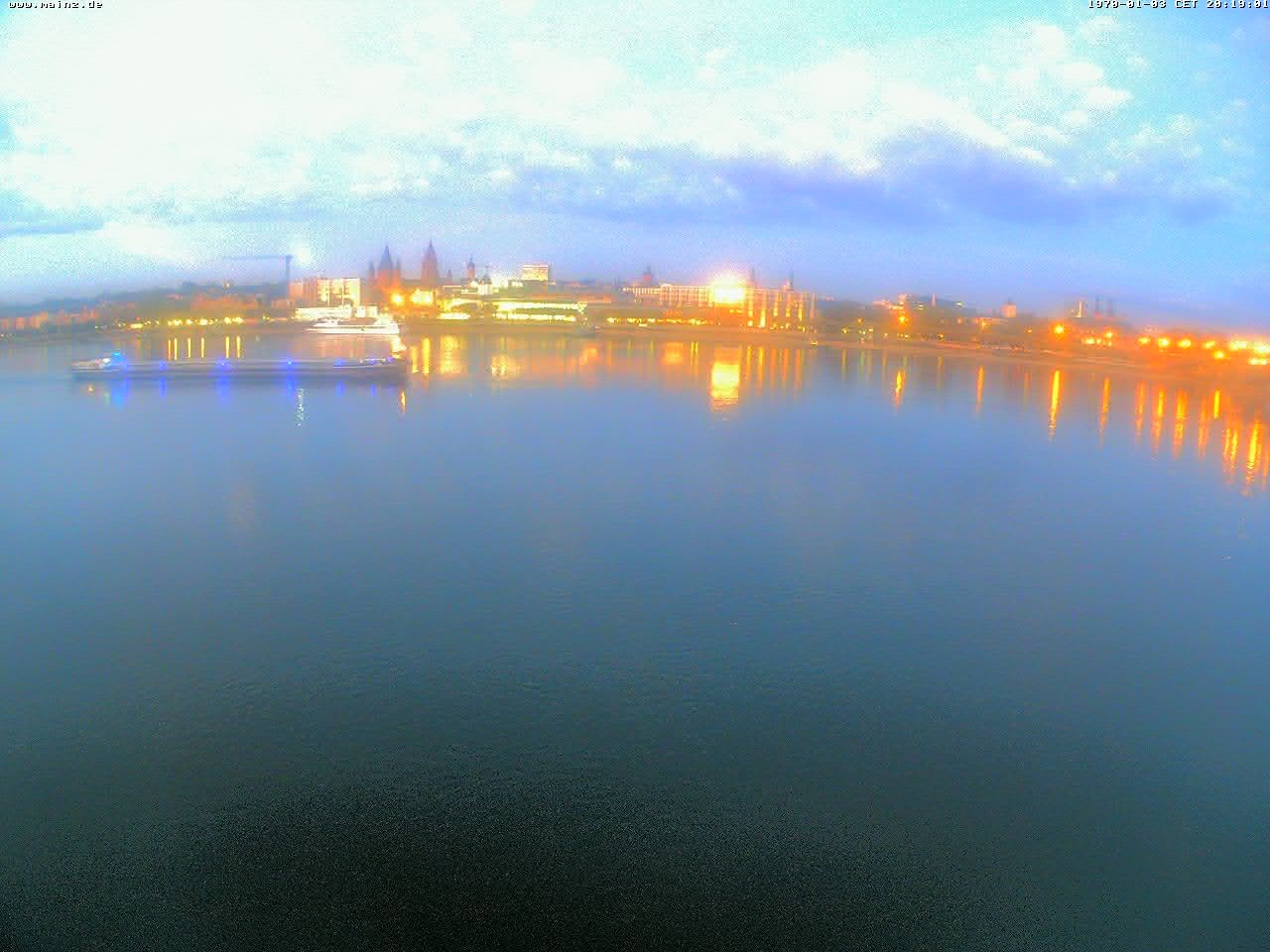 Archiv Foto Webcam Rheinufer Mainz-Kastel