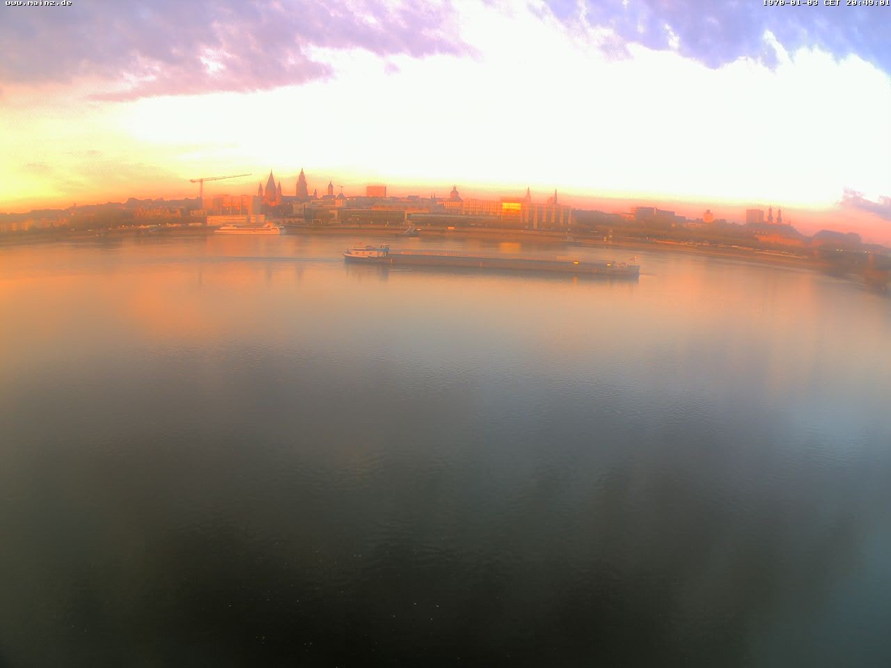 Archiv Foto Webcam Rheinufer Mainz-Kastel