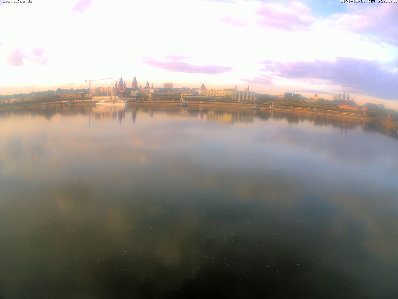 Archiv Foto Webcam Rheinufer Mainz-Kastel