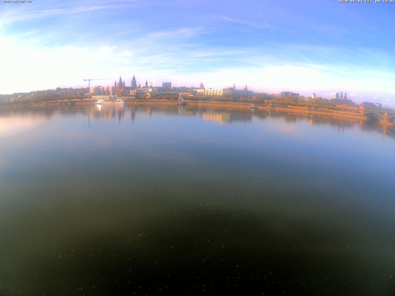 Archiv Foto Webcam Rheinufer Mainz-Kastel