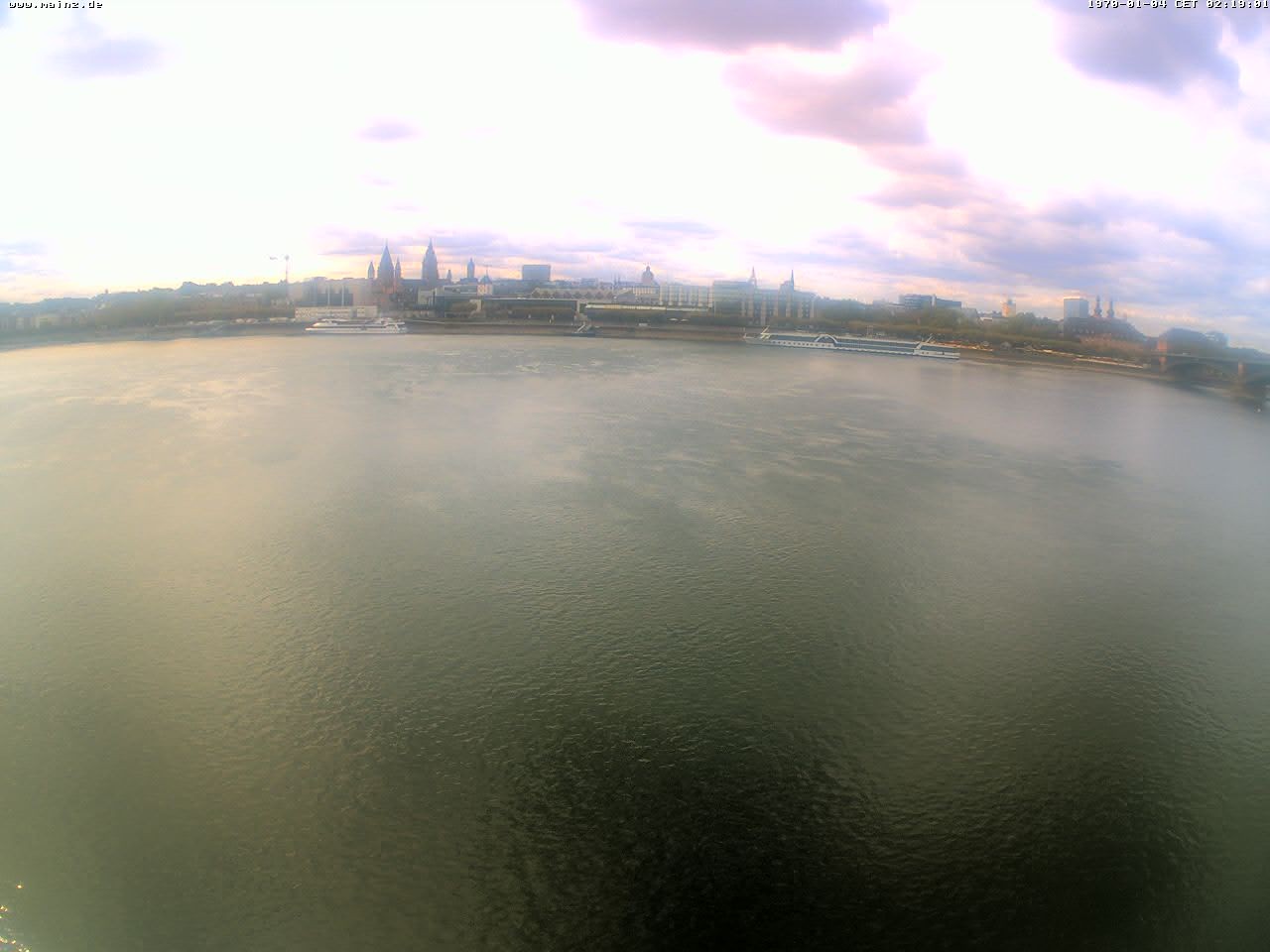 Archiv Foto Webcam Rheinufer Mainz-Kastel