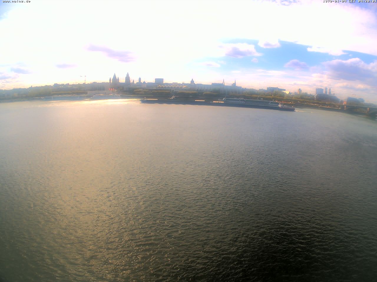 Archiv Foto Webcam Rheinufer Mainz-Kastel