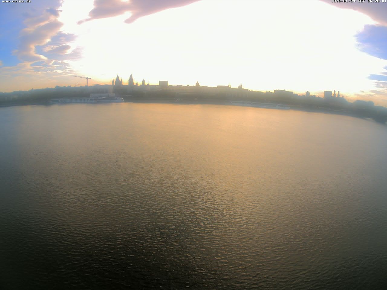 Archiv Foto Webcam Rheinufer Mainz-Kastel