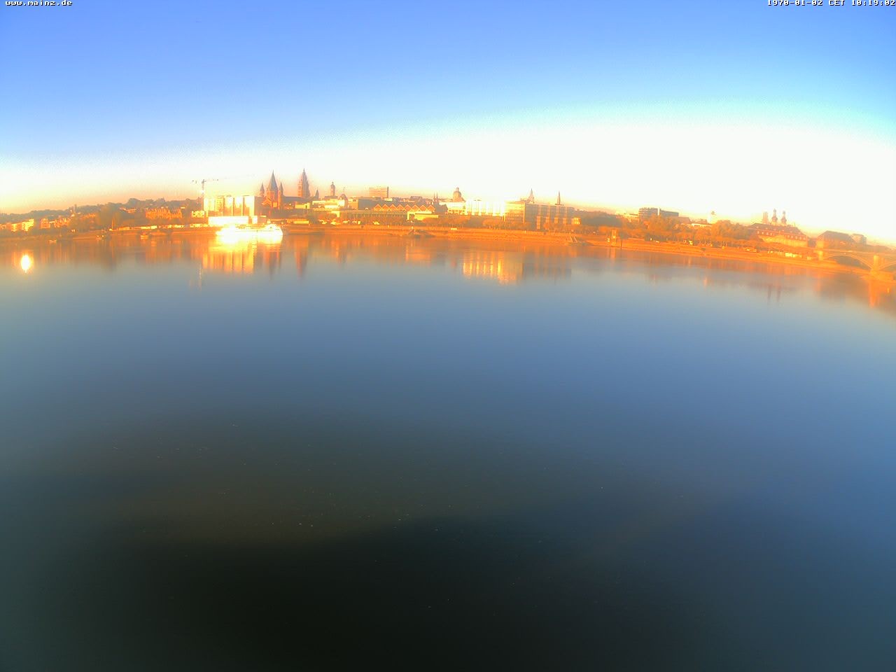 Archiv Foto Webcam Rheinufer Mainz-Kastel