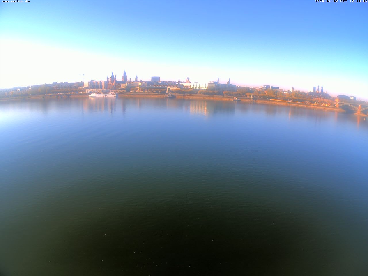 Archiv Foto Webcam Rheinufer Mainz-Kastel