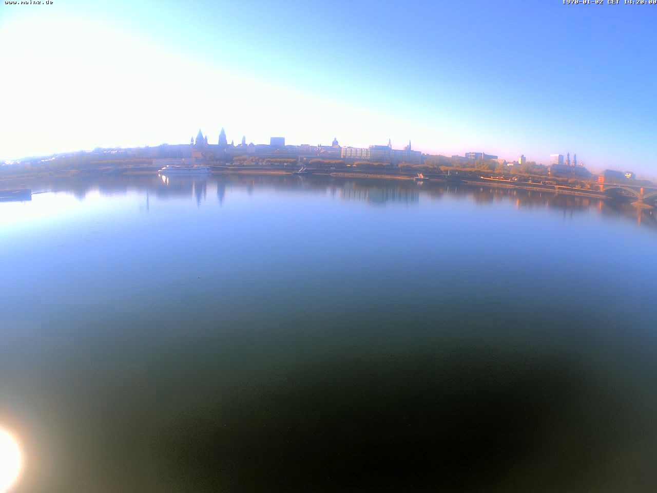 Archiv Foto Webcam Rheinufer Mainz-Kastel