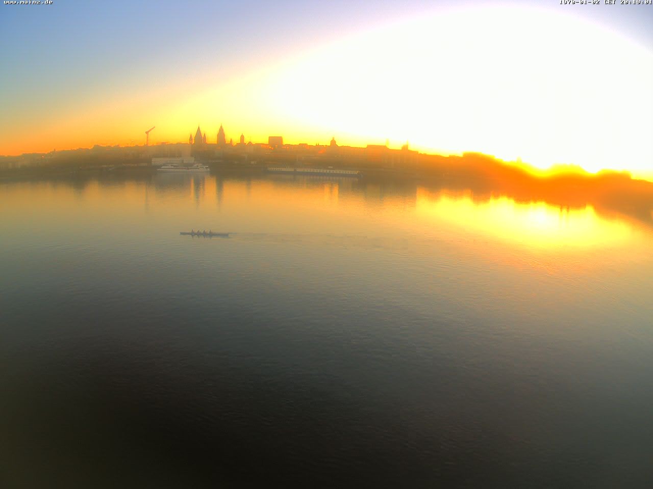 Archiv Foto Webcam Rheinufer Mainz-Kastel
