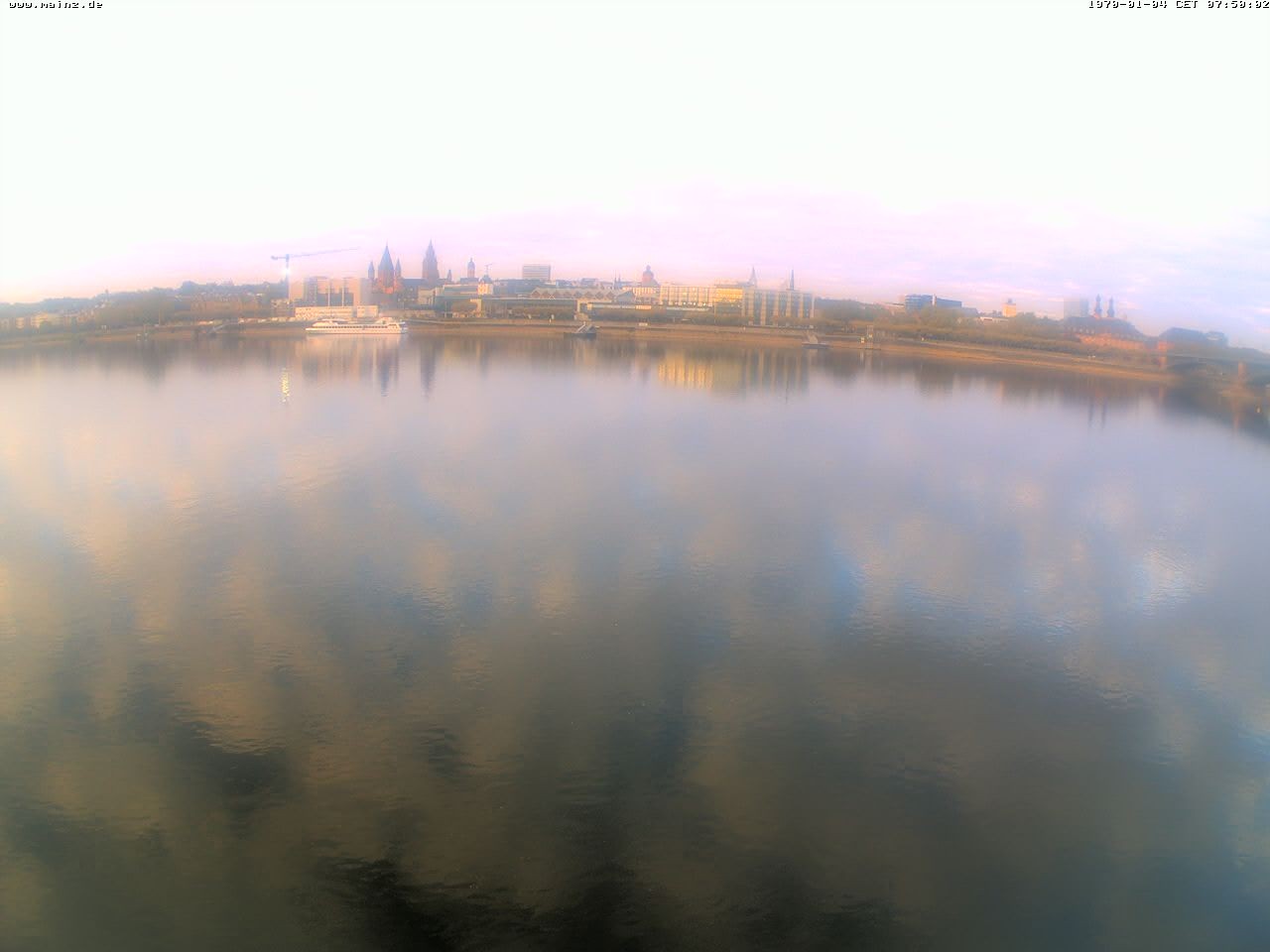 Archiv Foto Webcam Rheinufer Mainz-Kastel
