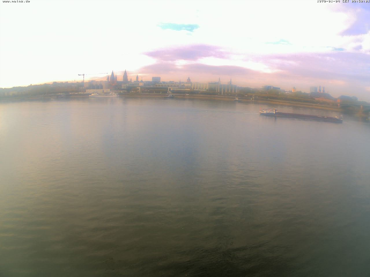 Archiv Foto Webcam Rheinufer Mainz-Kastel