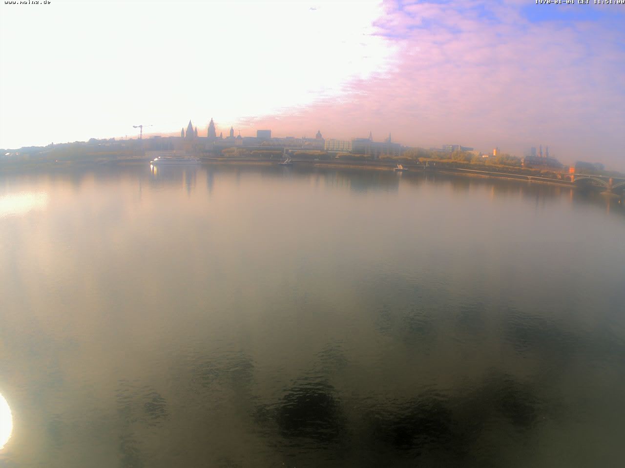 Archiv Foto Webcam Rheinufer Mainz-Kastel