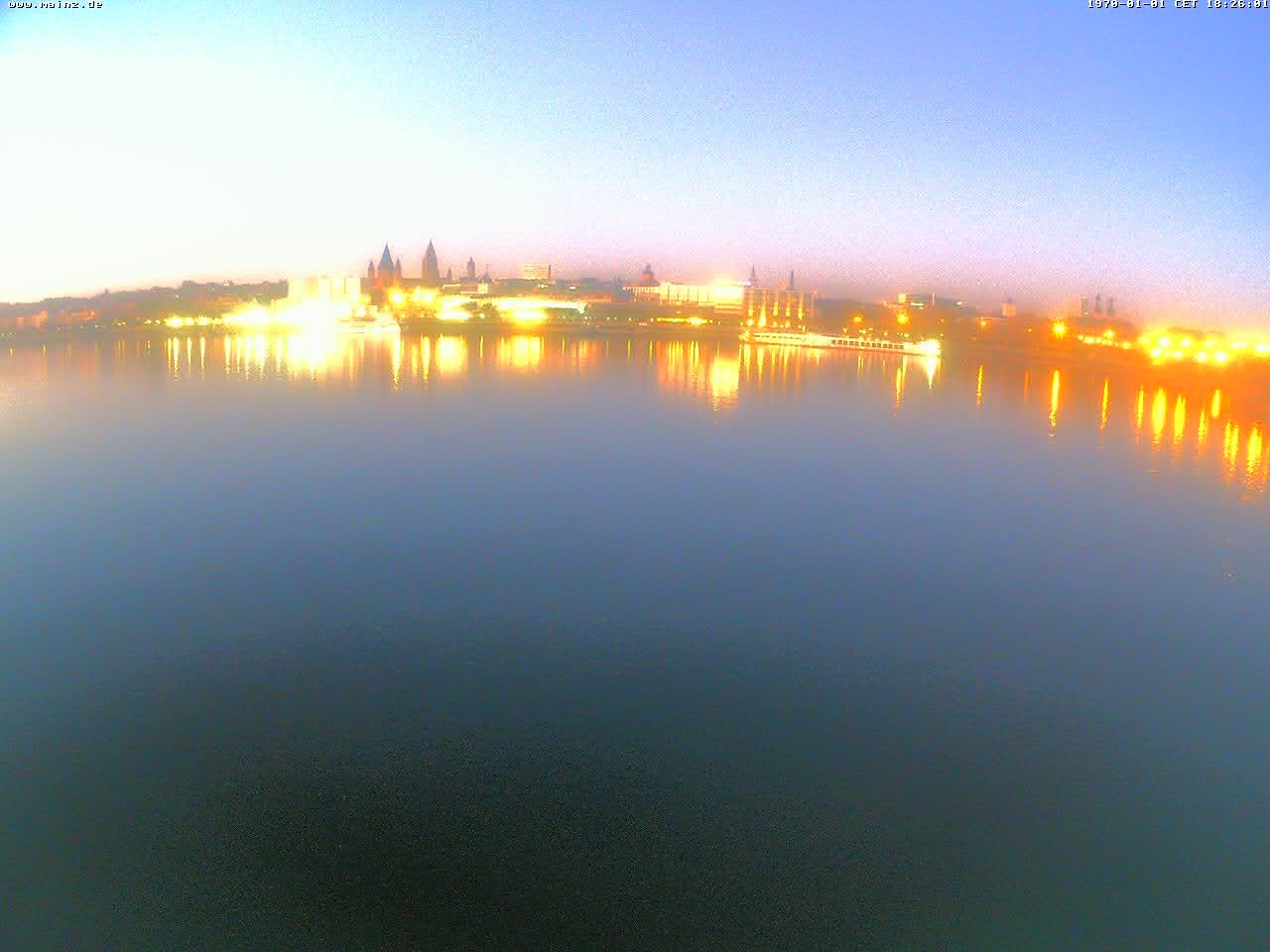 Archiv Foto Webcam Rheinufer Mainz-Kastel
