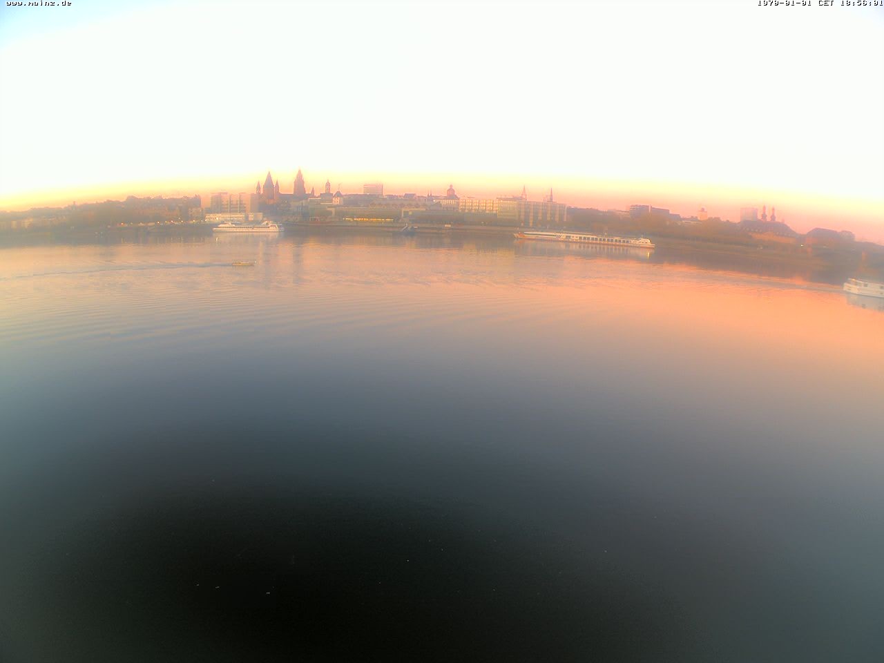 Archiv Foto Webcam Rheinufer Mainz-Kastel