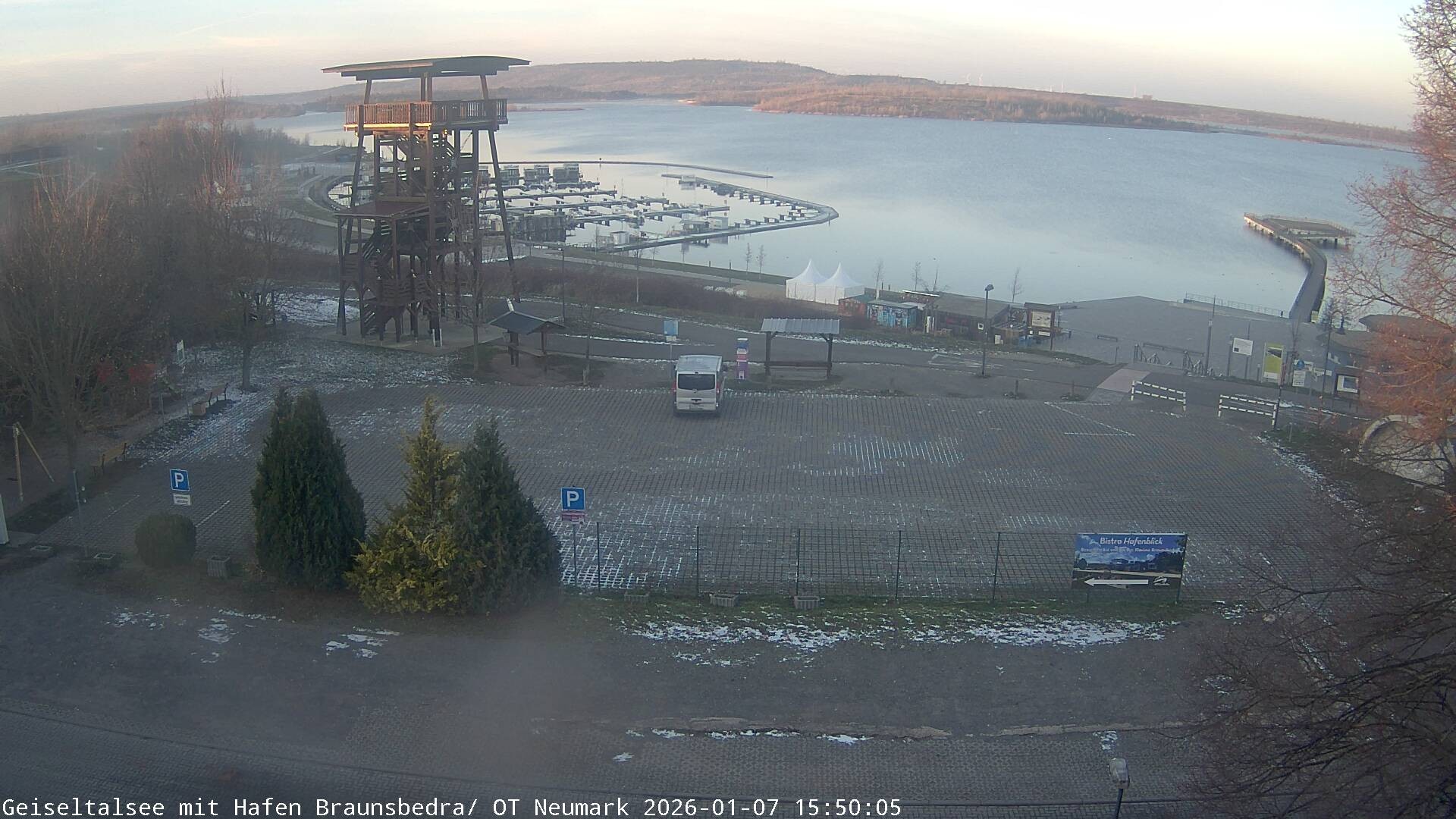 Archiv Foto Webcam Geiseltalsee - Braunsbedra Hafen