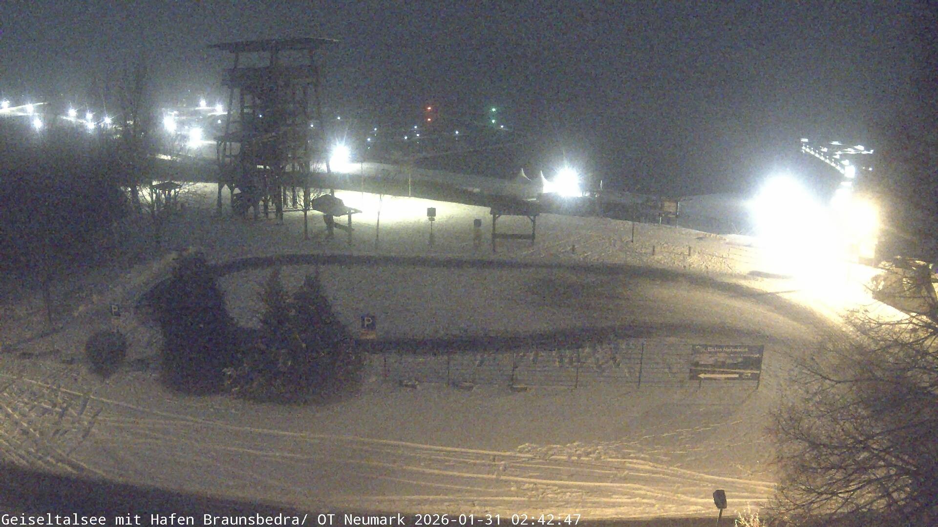 Archiv Foto Webcam Geiseltalsee - Braunsbedra Hafen