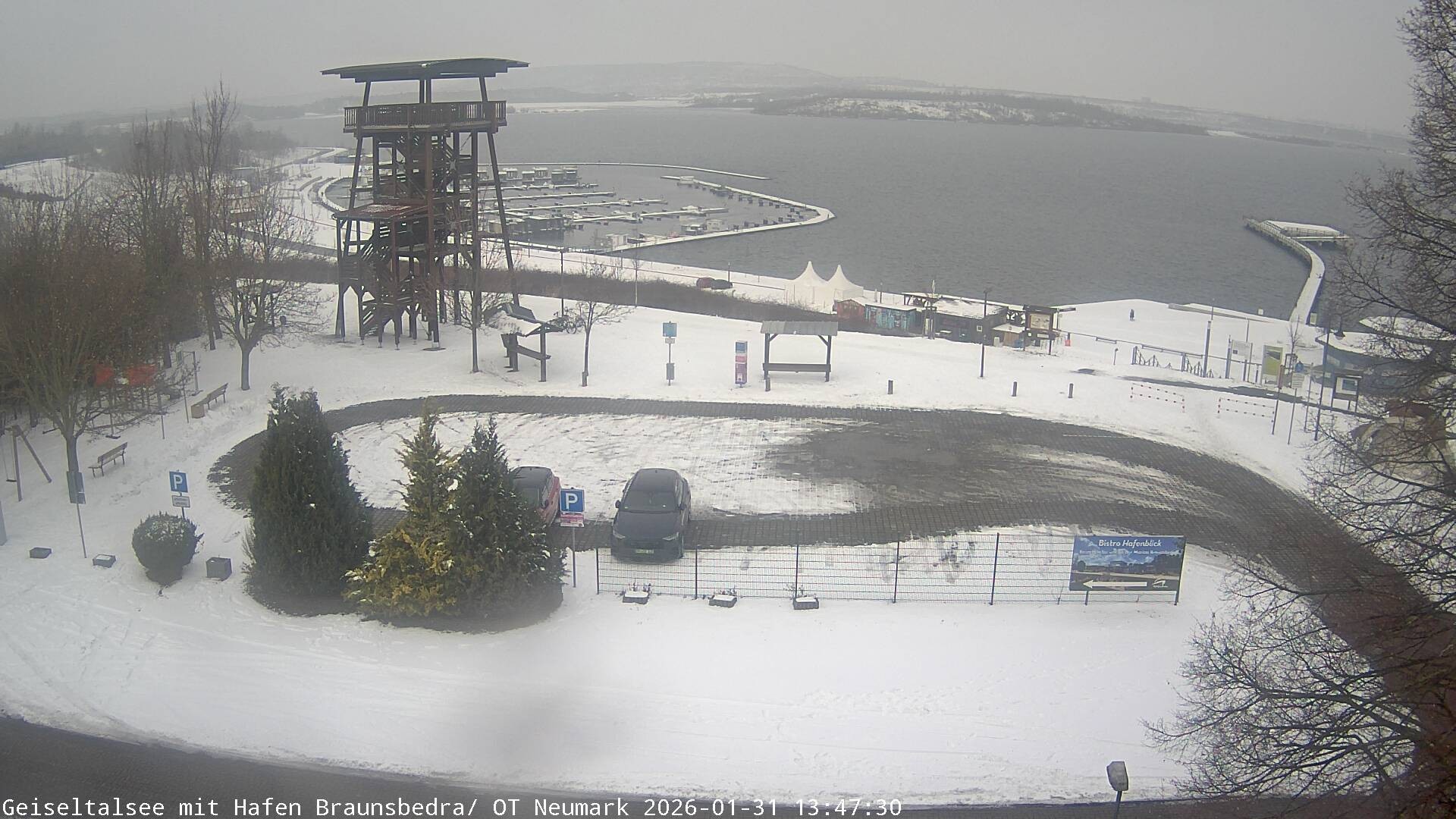 Archiv Foto Webcam Geiseltalsee - Braunsbedra Hafen