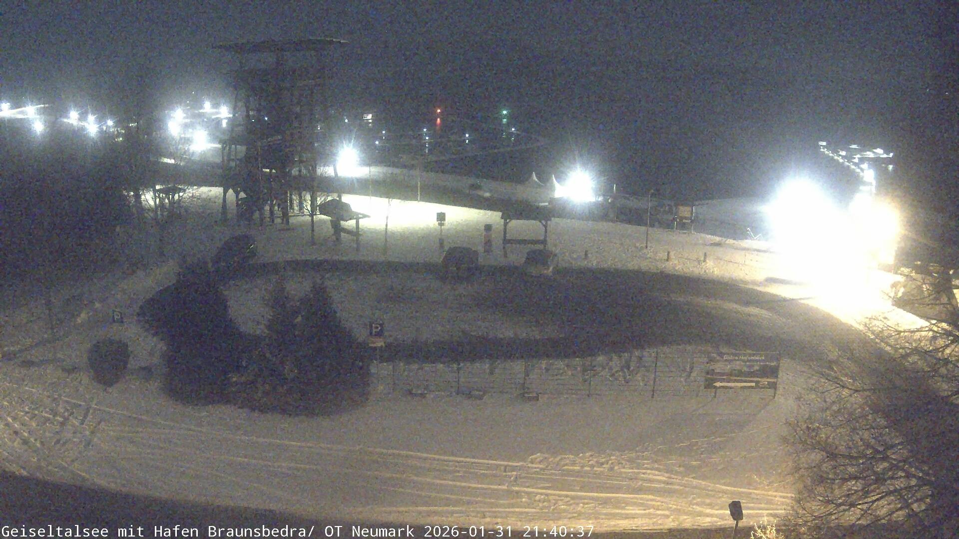 Archiv Foto Webcam Geiseltalsee - Braunsbedra Hafen