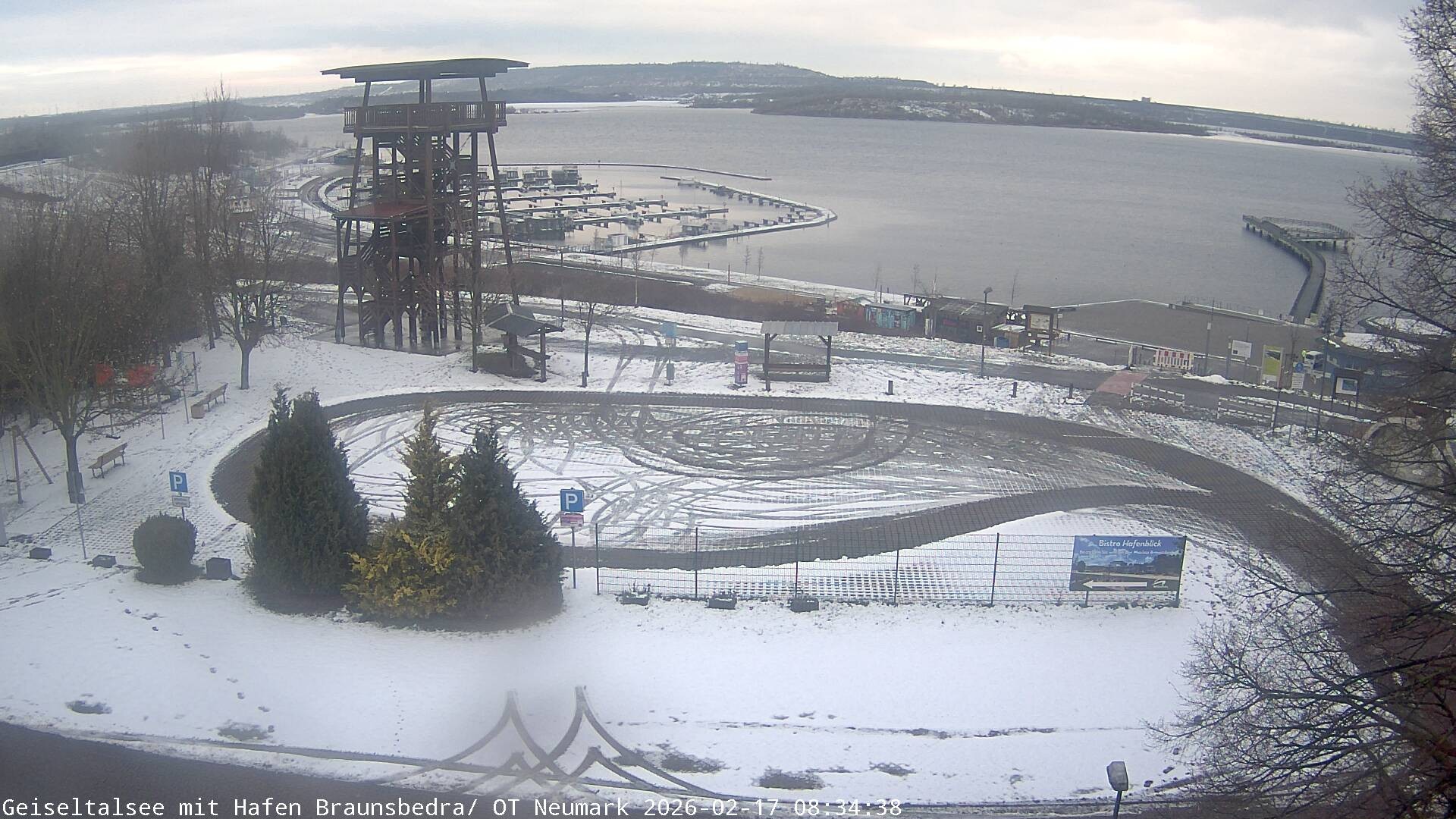 Archiv Foto Webcam Geiseltalsee - Braunsbedra Hafen