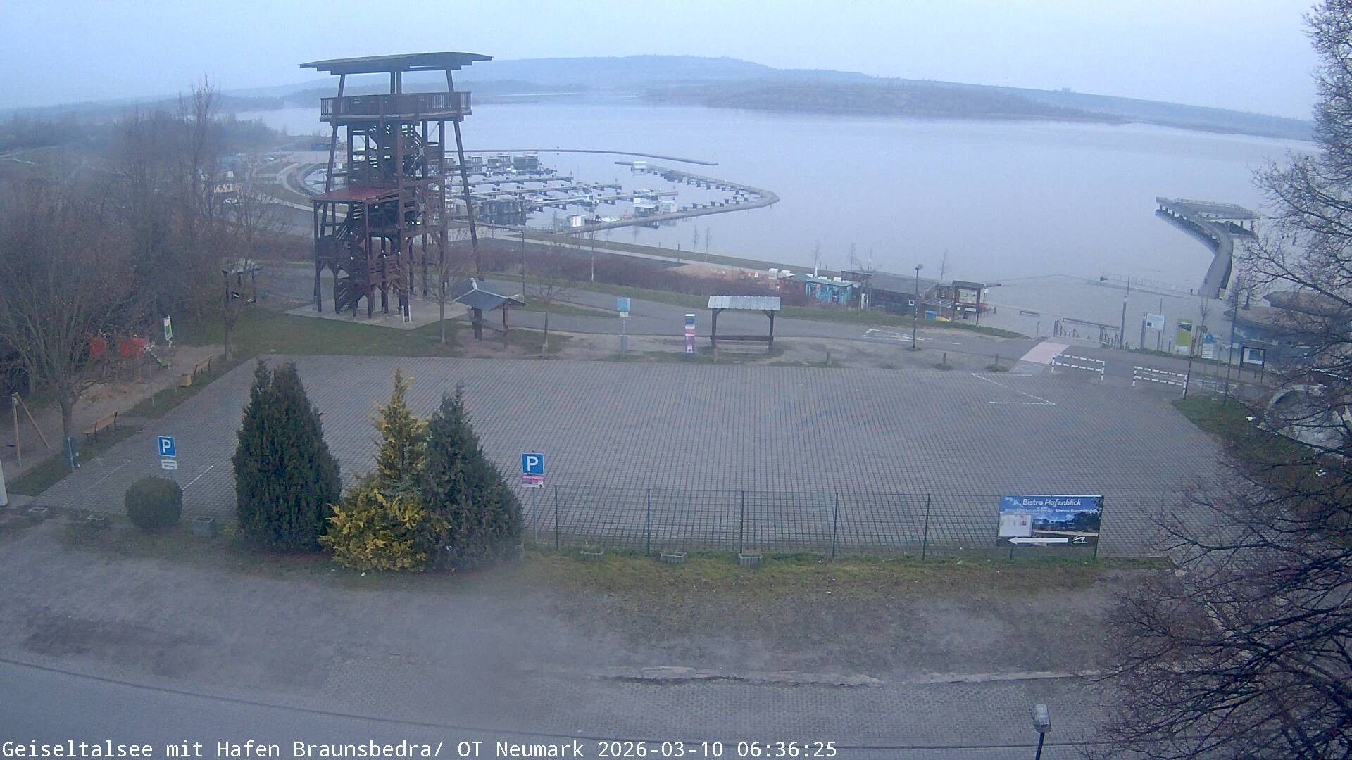 Archiv Foto Webcam Geiseltalsee - Braunsbedra Hafen