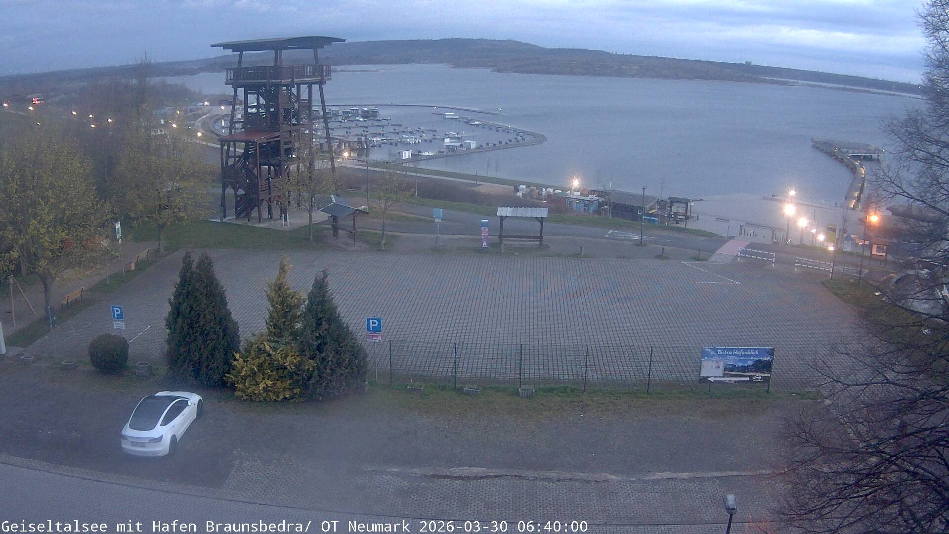 Archiv Foto Webcam Geiseltalsee - Braunsbedra Hafen