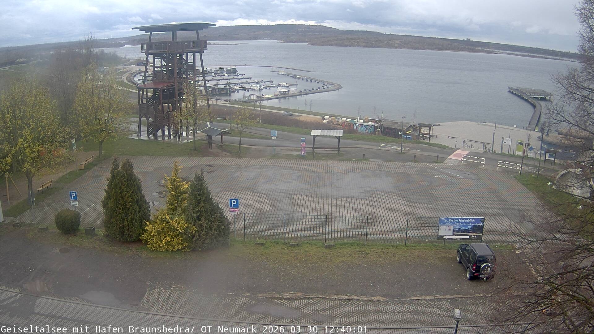 Archiv Foto Webcam Geiseltalsee - Braunsbedra Hafen