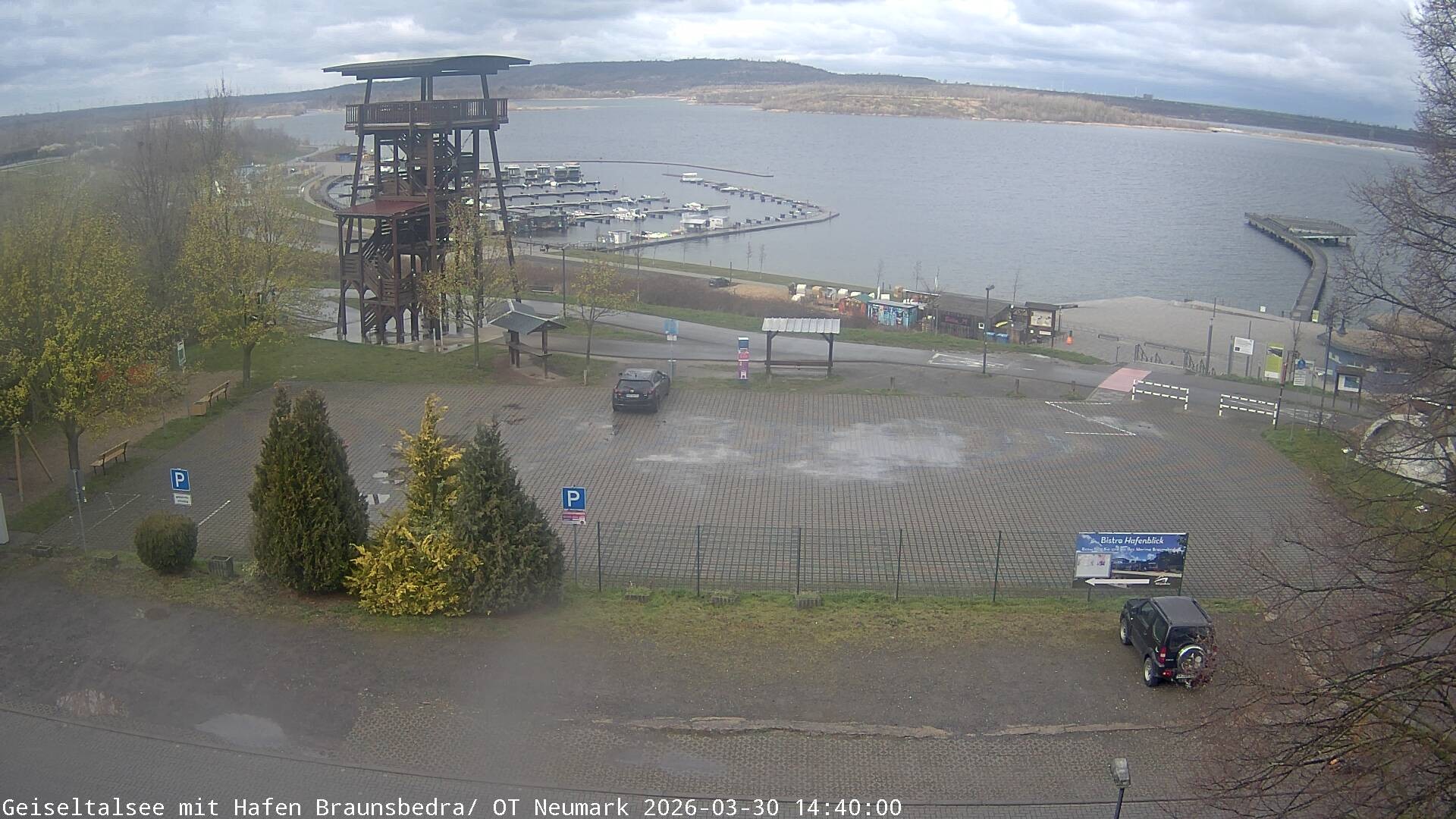 Archiv Foto Webcam Geiseltalsee - Braunsbedra Hafen