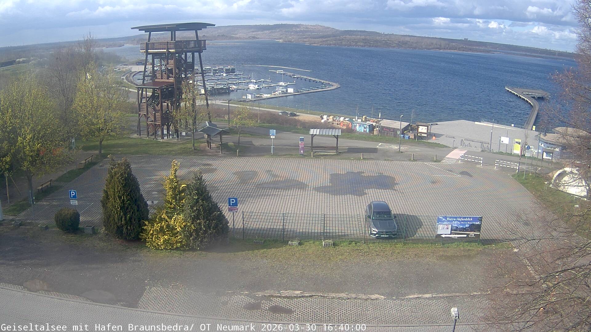 Archiv Foto Webcam Geiseltalsee - Braunsbedra Hafen