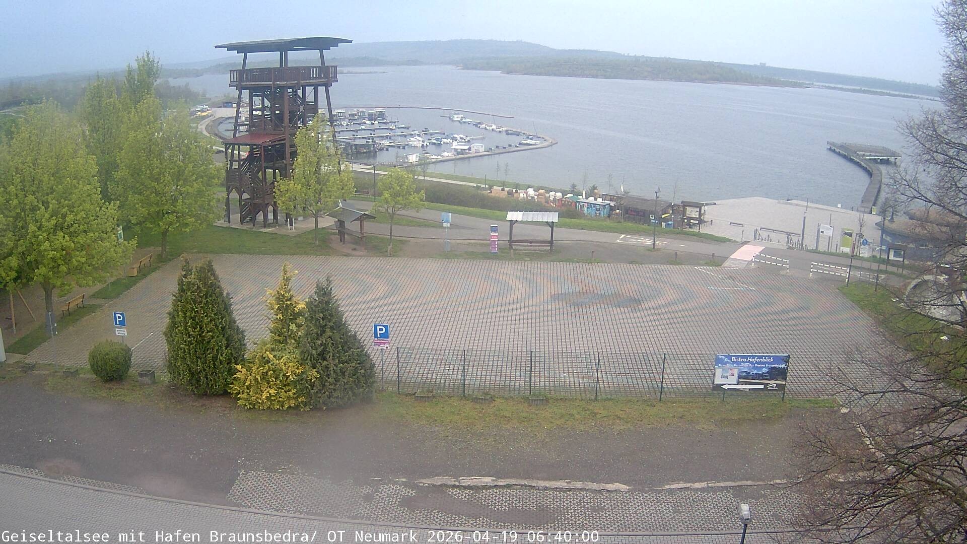 Archiv Foto Webcam Geiseltalsee - Braunsbedra Hafen