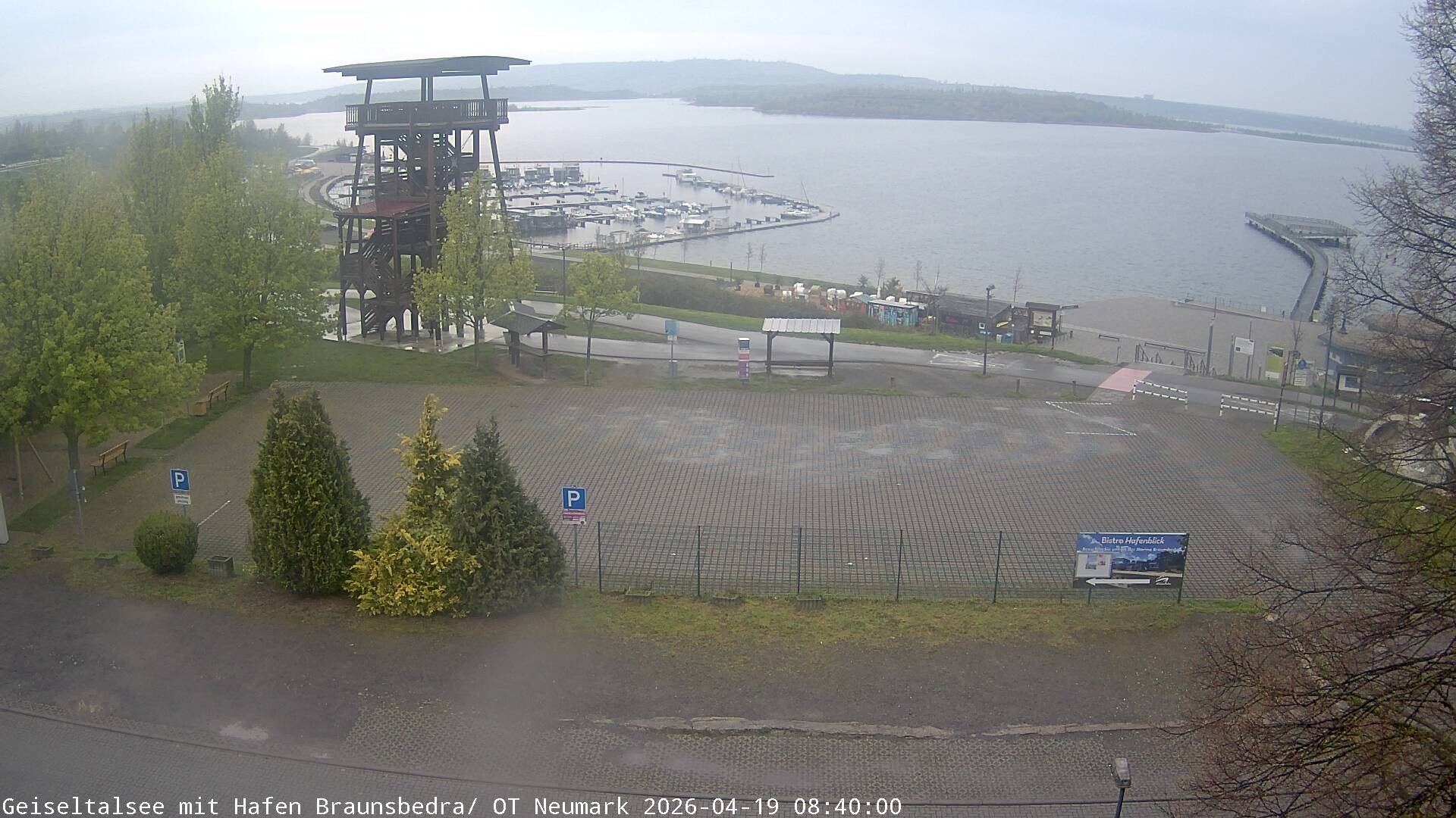 Archiv Foto Webcam Geiseltalsee - Braunsbedra Hafen