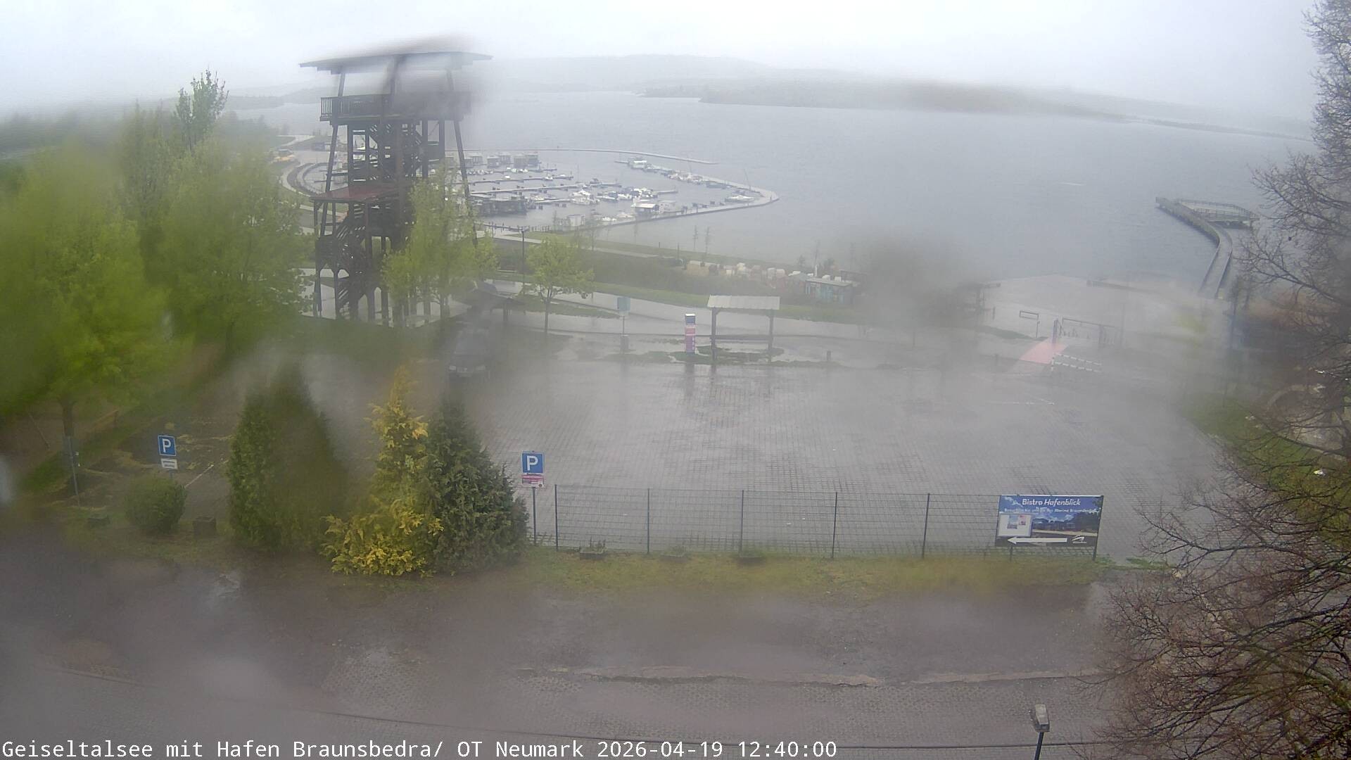 Archiv Foto Webcam Geiseltalsee - Braunsbedra Hafen