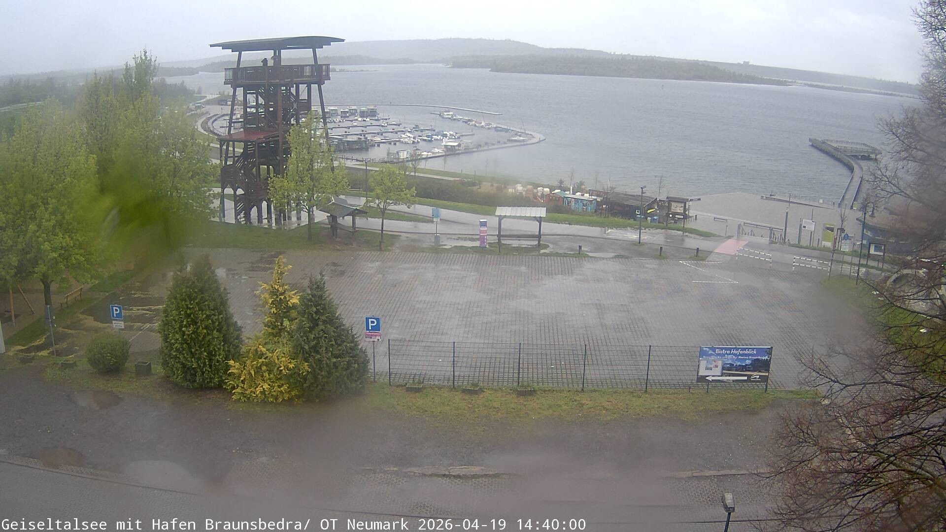 Archiv Foto Webcam Geiseltalsee - Braunsbedra Hafen