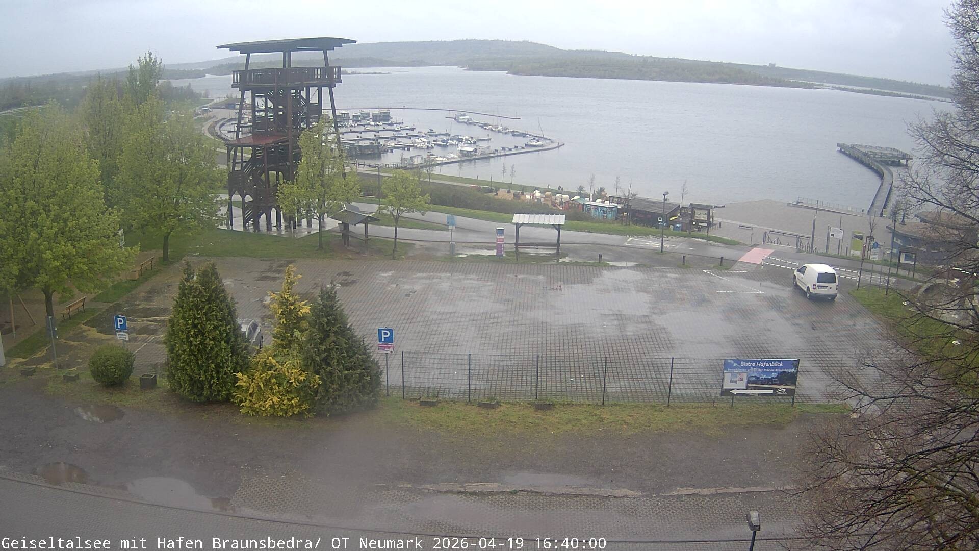 Archiv Foto Webcam Geiseltalsee - Braunsbedra Hafen