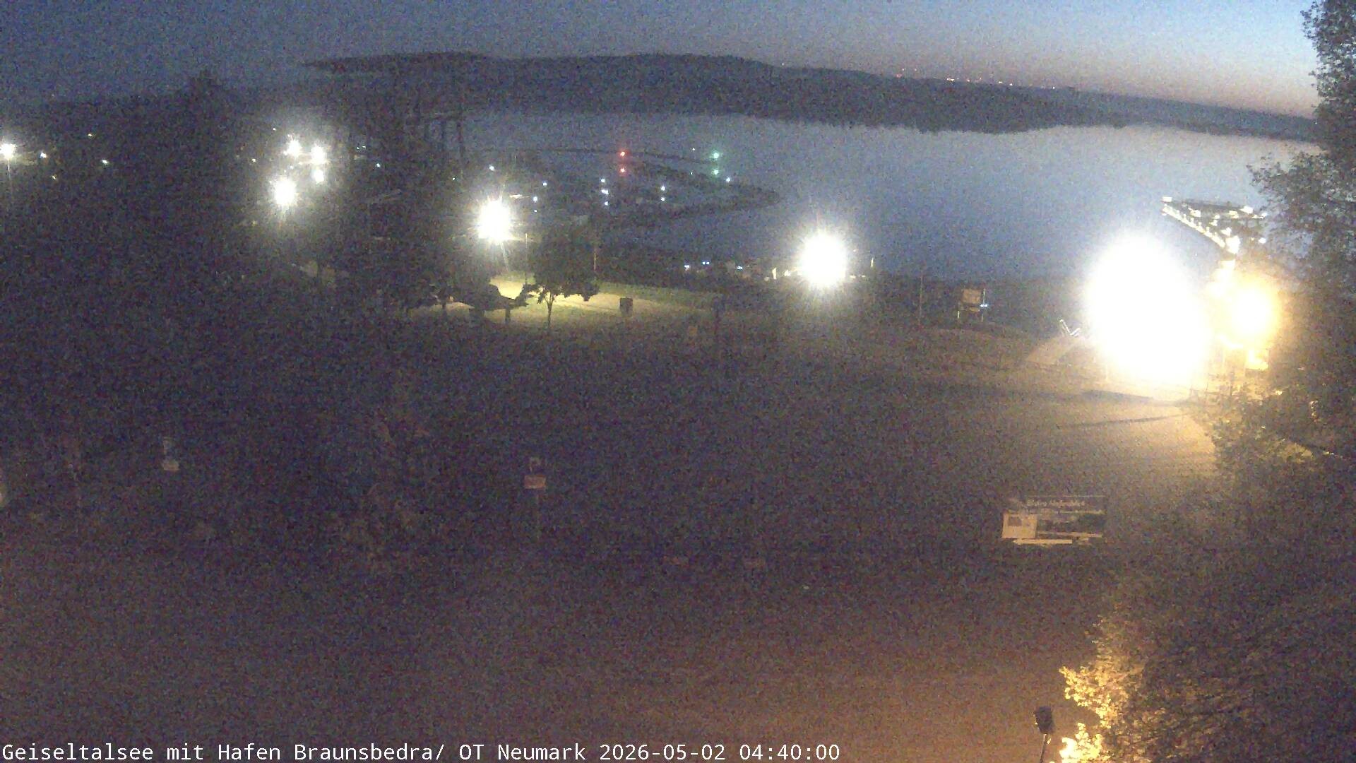 Archiv Foto Webcam Geiseltalsee - Braunsbedra Hafen