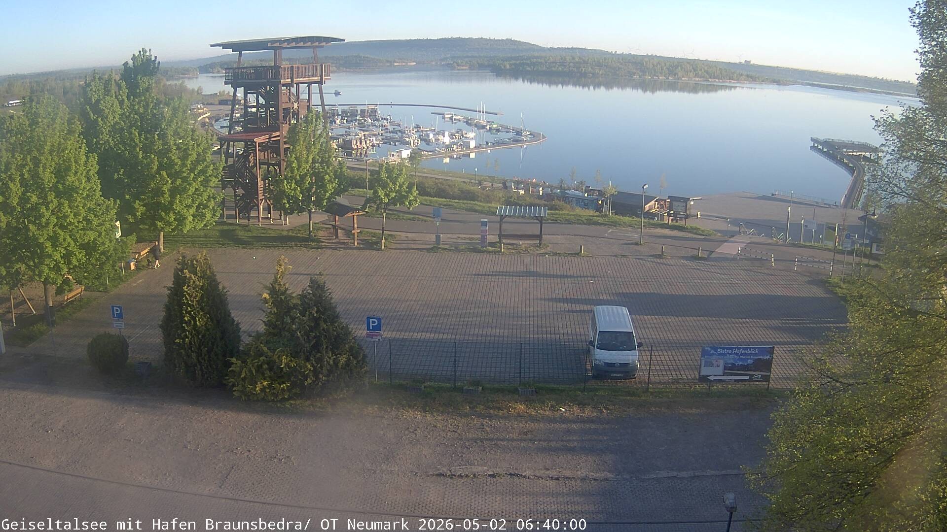 Archiv Foto Webcam Geiseltalsee - Braunsbedra Hafen