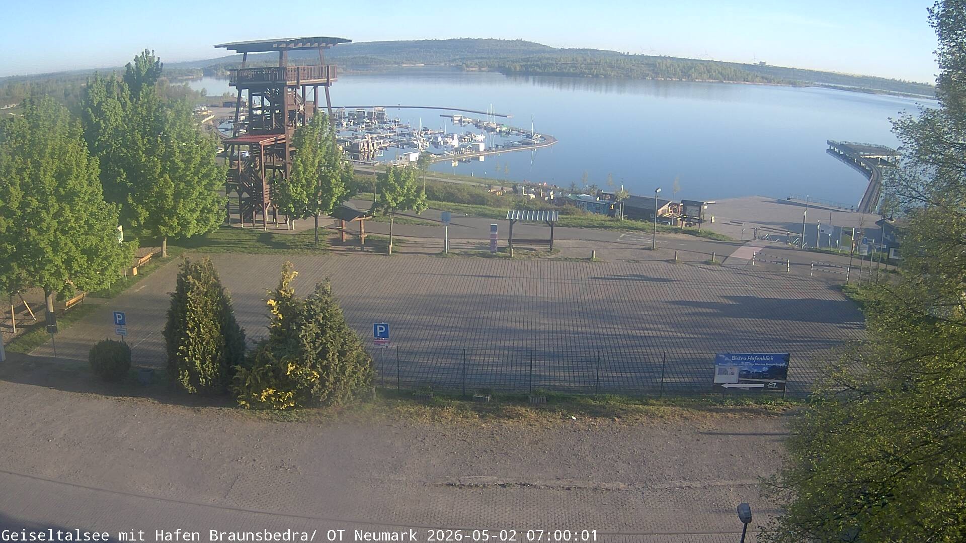 Archiv Foto Webcam Geiseltalsee - Braunsbedra Hafen