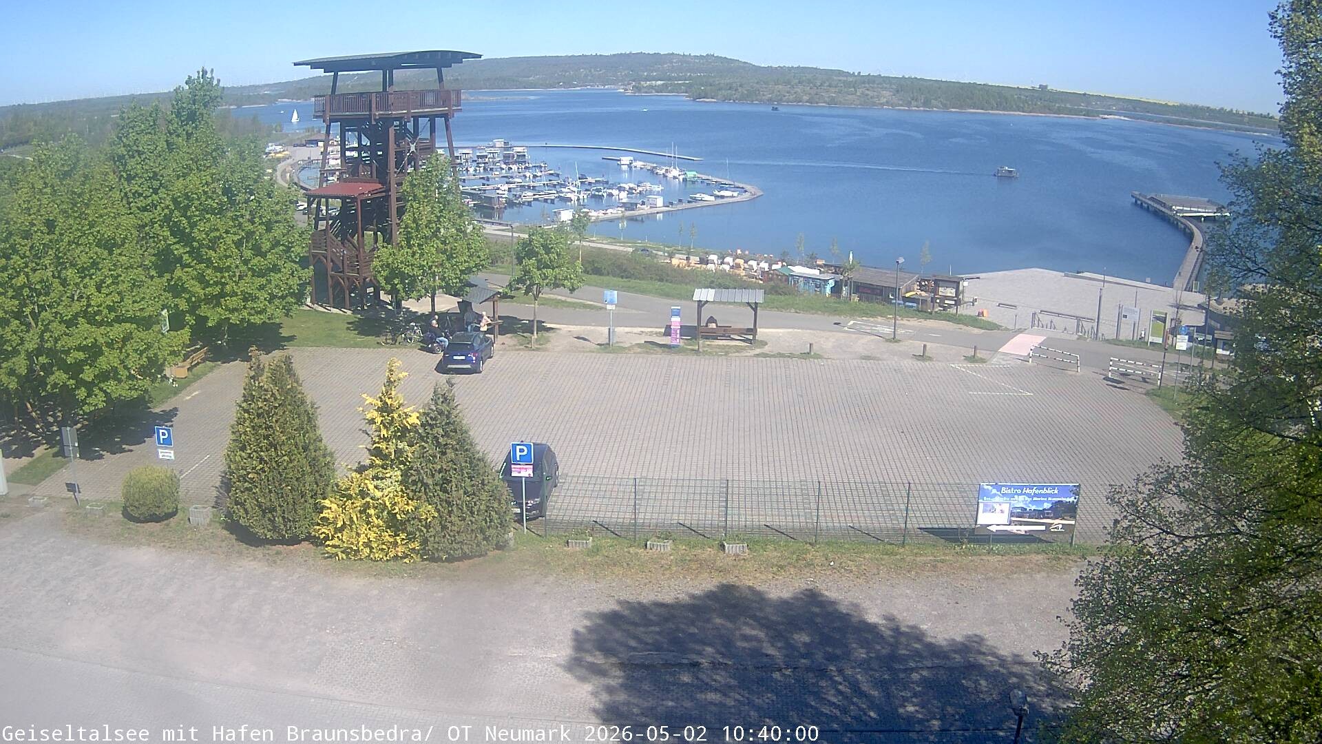Archiv Foto Webcam Geiseltalsee - Braunsbedra Hafen