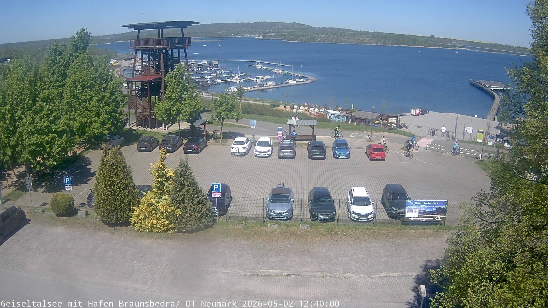 Archiv Foto Webcam Geiseltalsee - Braunsbedra Hafen