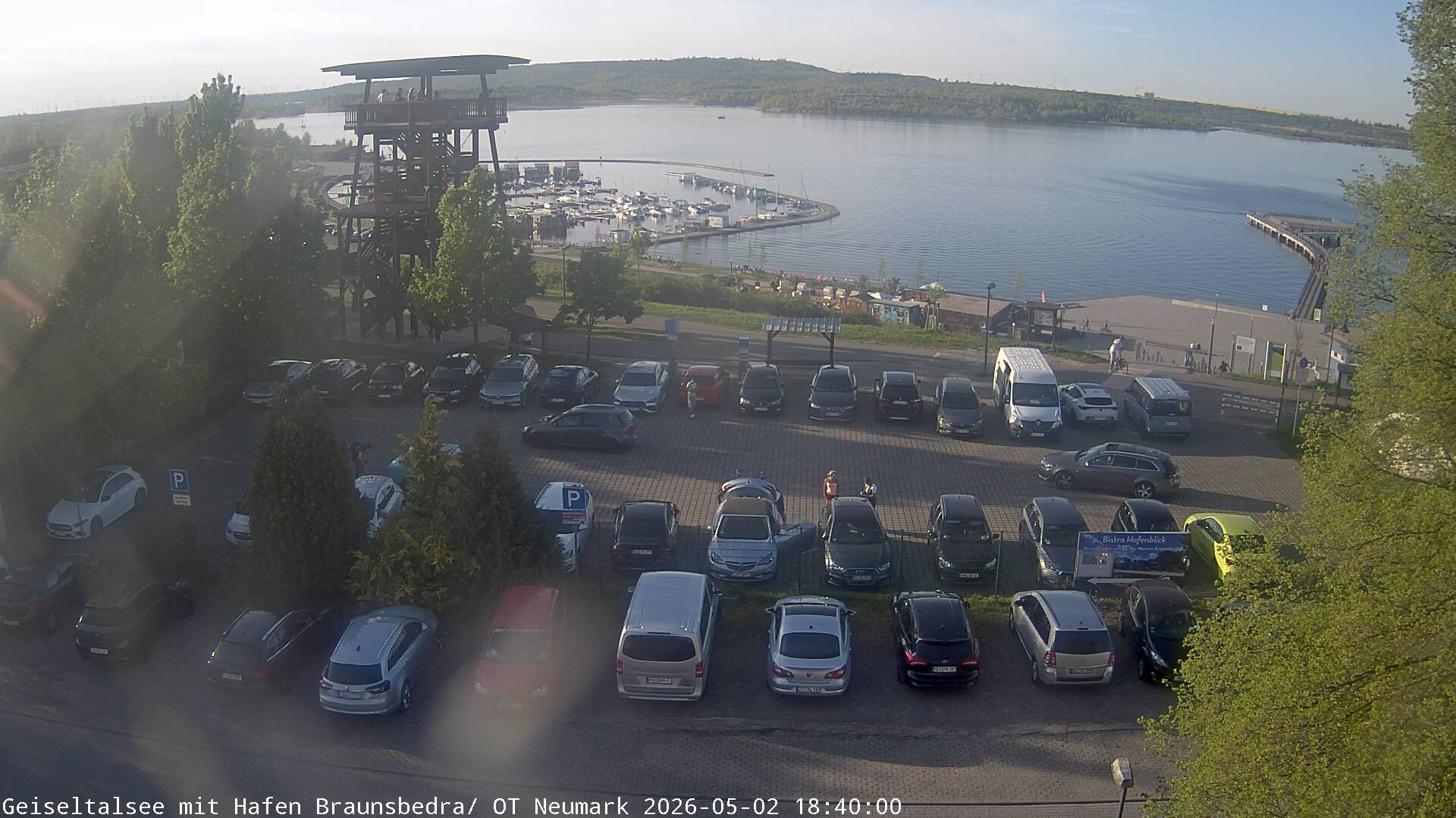 Archiv Foto Webcam Geiseltalsee - Braunsbedra Hafen
