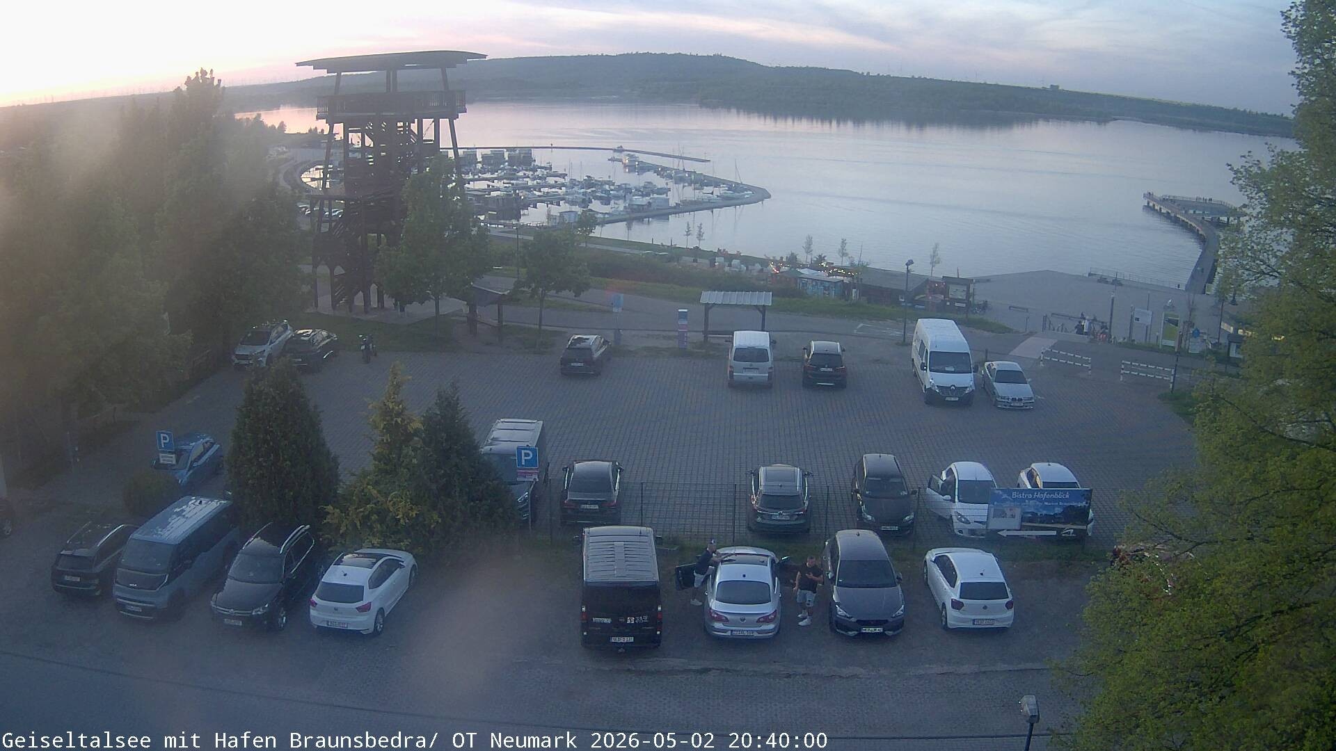 Archiv Foto Webcam Geiseltalsee - Braunsbedra Hafen