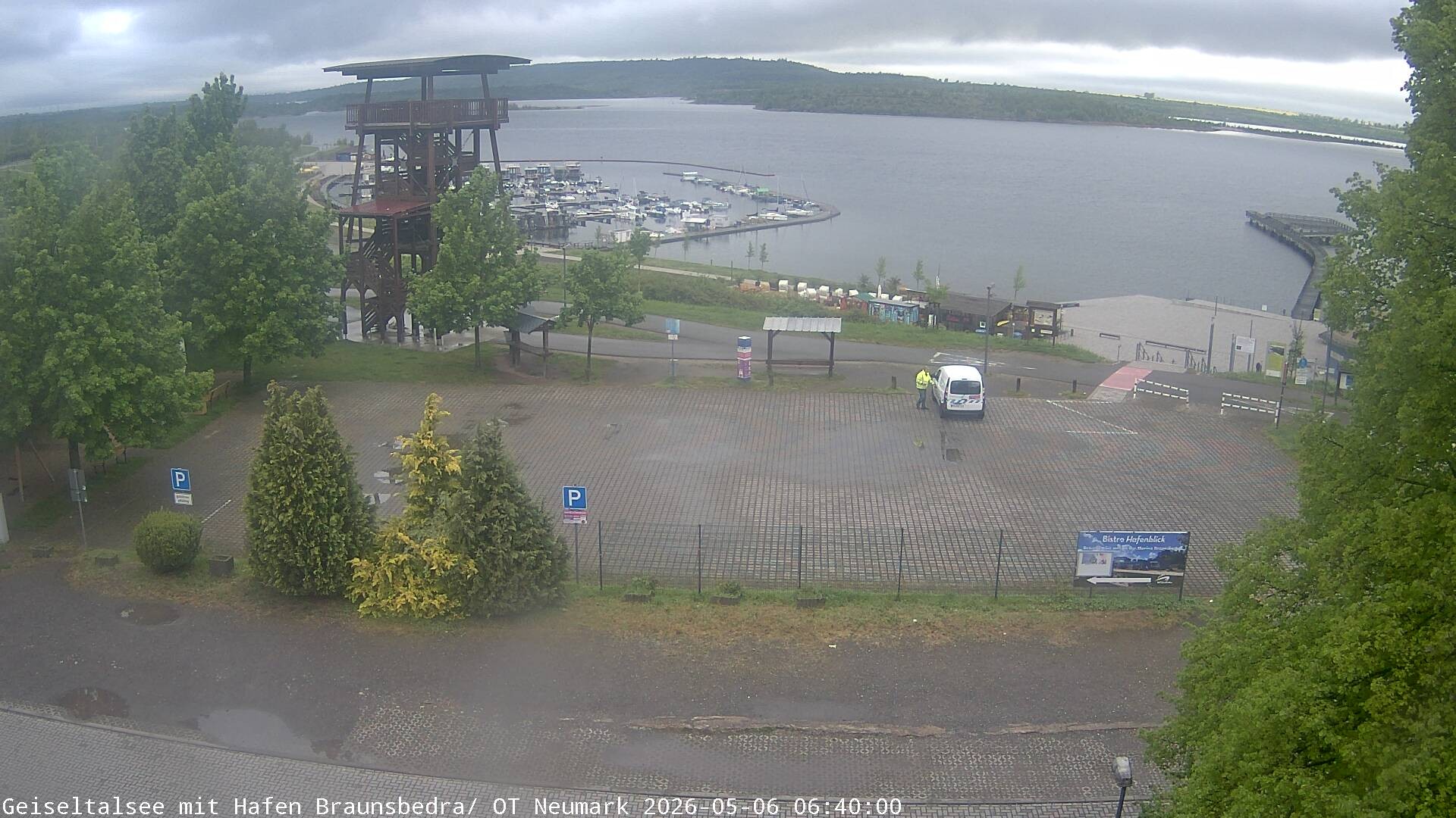 Archiv Foto Webcam Geiseltalsee - Braunsbedra Hafen