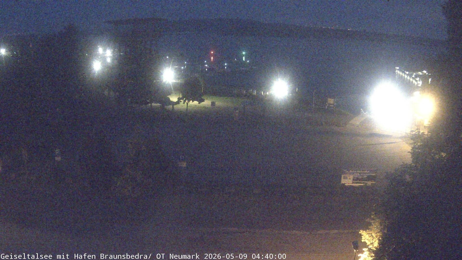 Archiv Foto Webcam Geiseltalsee - Braunsbedra Hafen