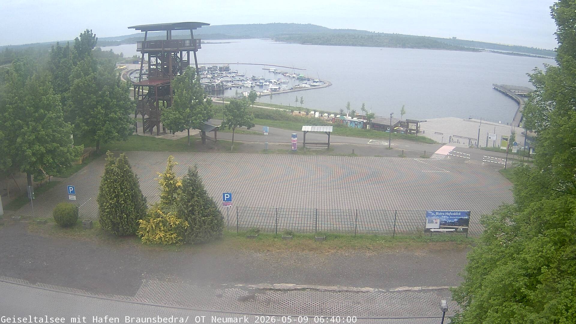 Archiv Foto Webcam Geiseltalsee - Braunsbedra Hafen