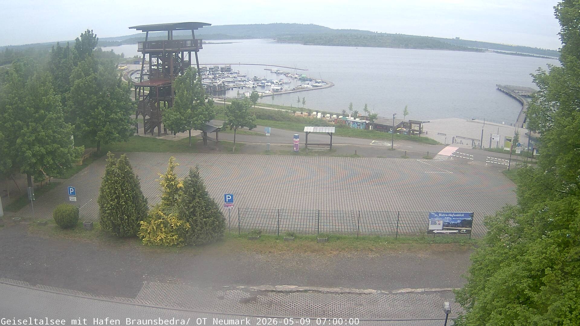 Archiv Foto Webcam Geiseltalsee - Braunsbedra Hafen