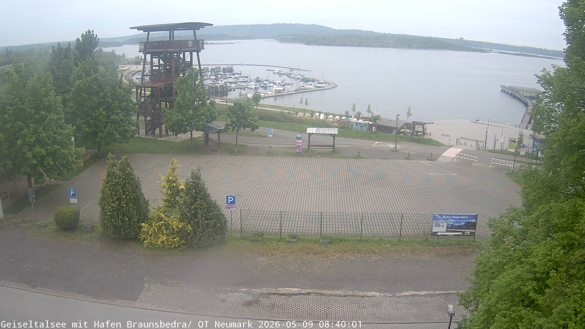 Archiv Foto Webcam Geiseltalsee - Braunsbedra Hafen