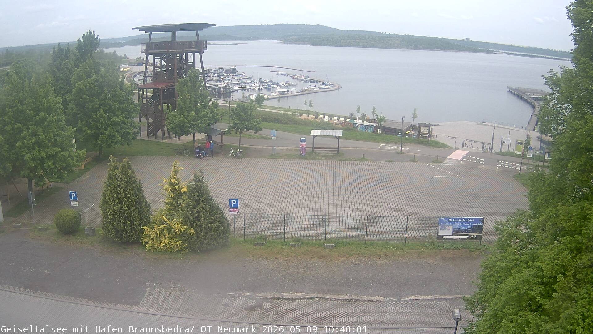 Archiv Foto Webcam Geiseltalsee - Braunsbedra Hafen