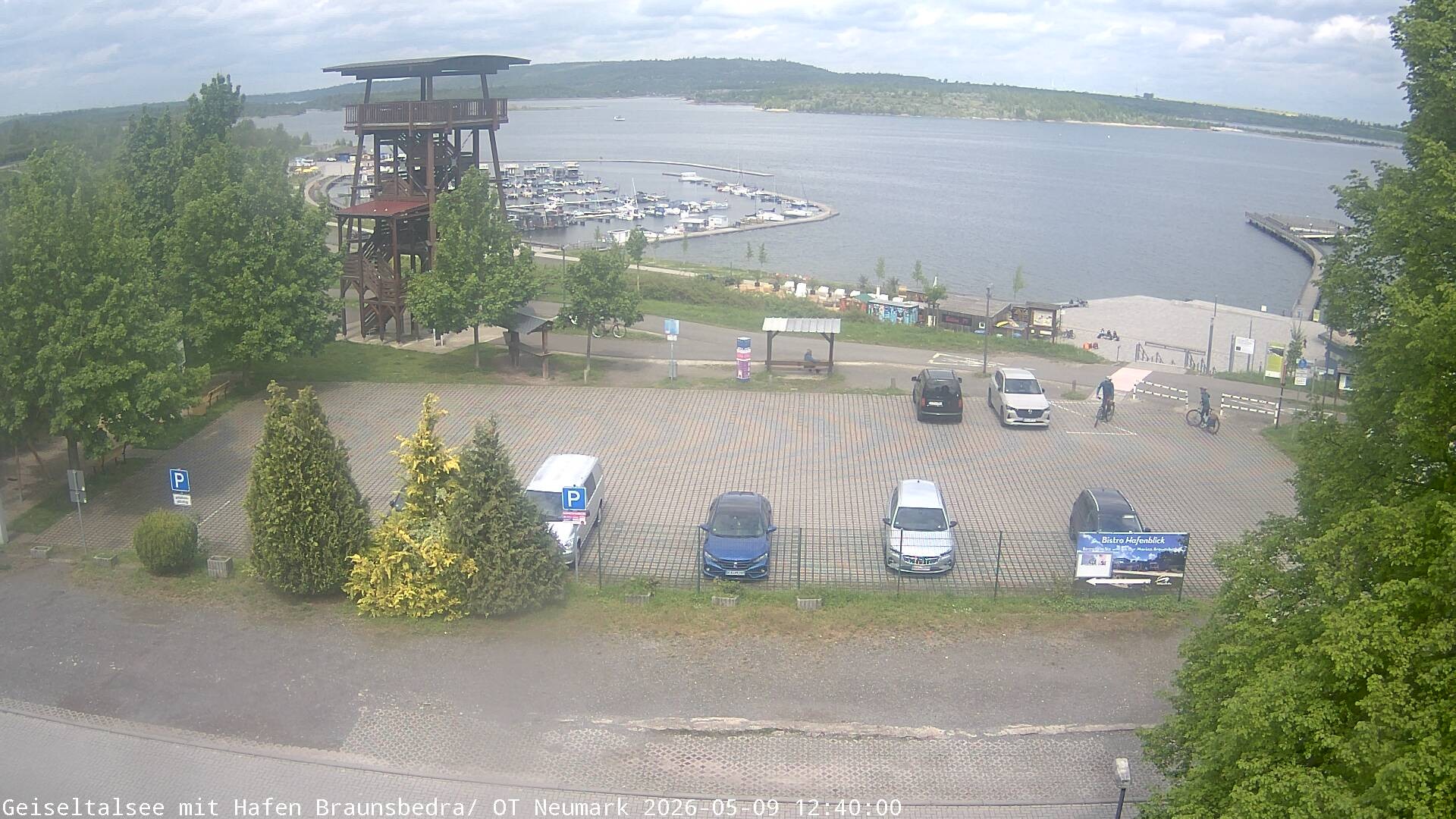 Archiv Foto Webcam Geiseltalsee - Braunsbedra Hafen