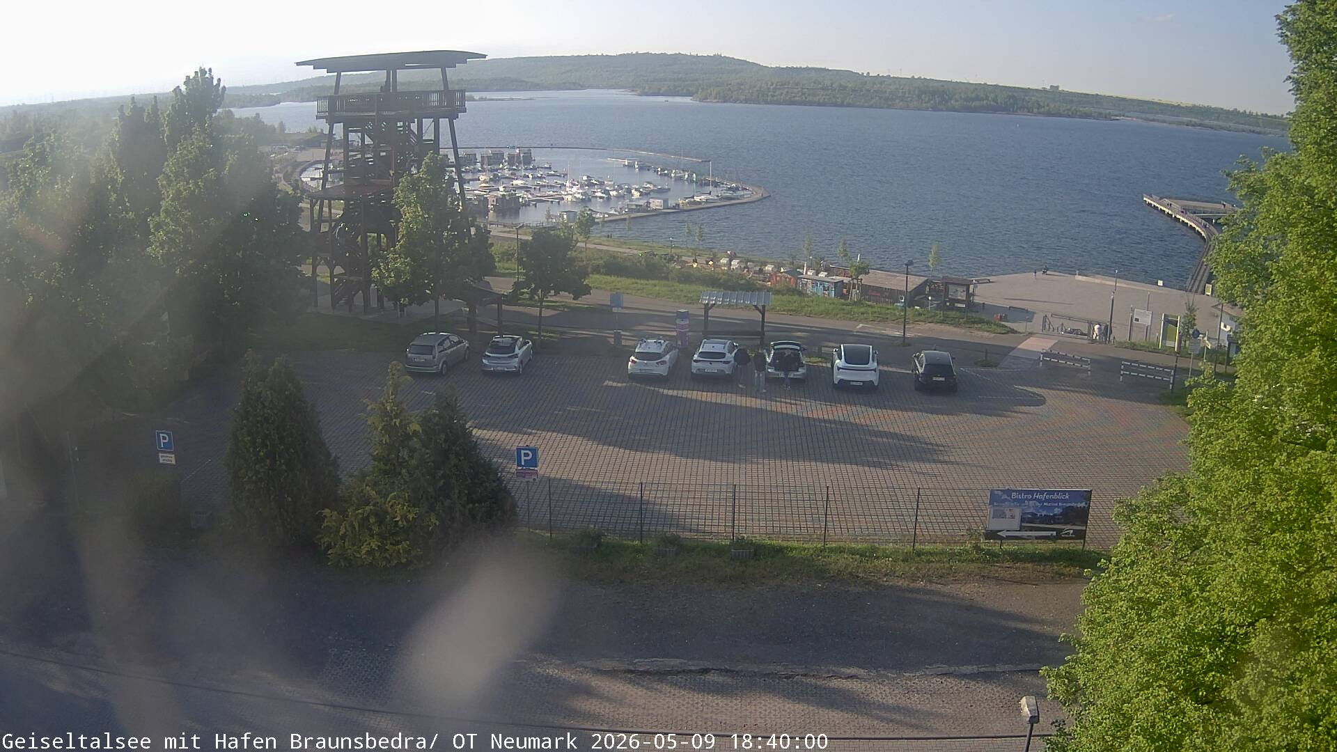 Archiv Foto Webcam Geiseltalsee - Braunsbedra Hafen