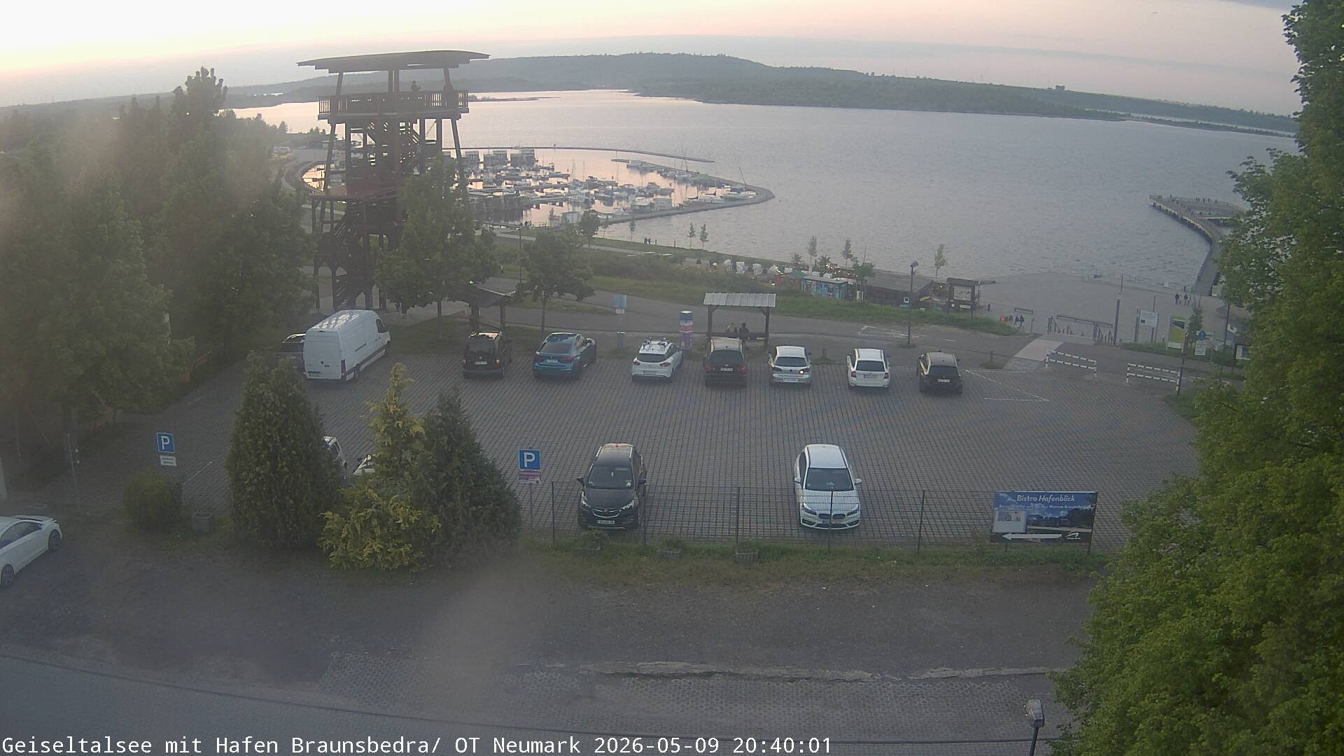 Archiv Foto Webcam Geiseltalsee - Braunsbedra Hafen