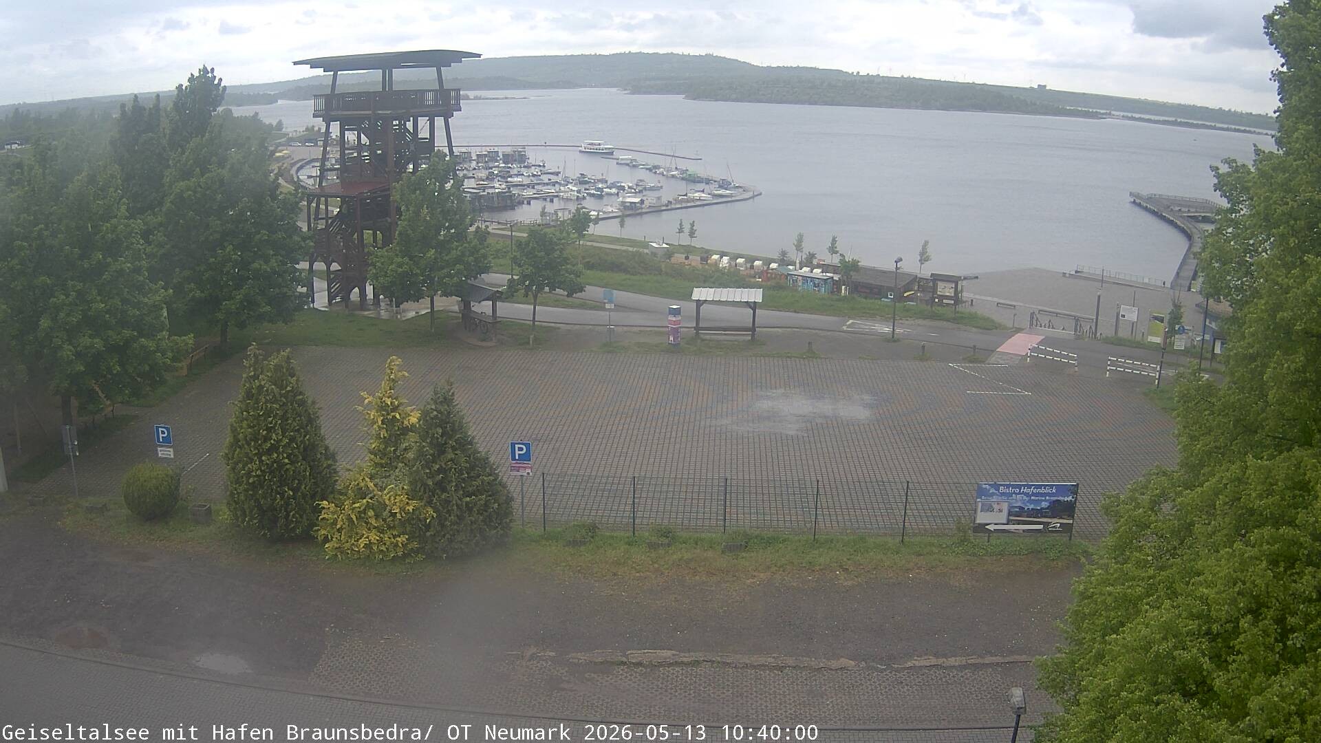 Archiv Foto Webcam Geiseltalsee - Braunsbedra Hafen