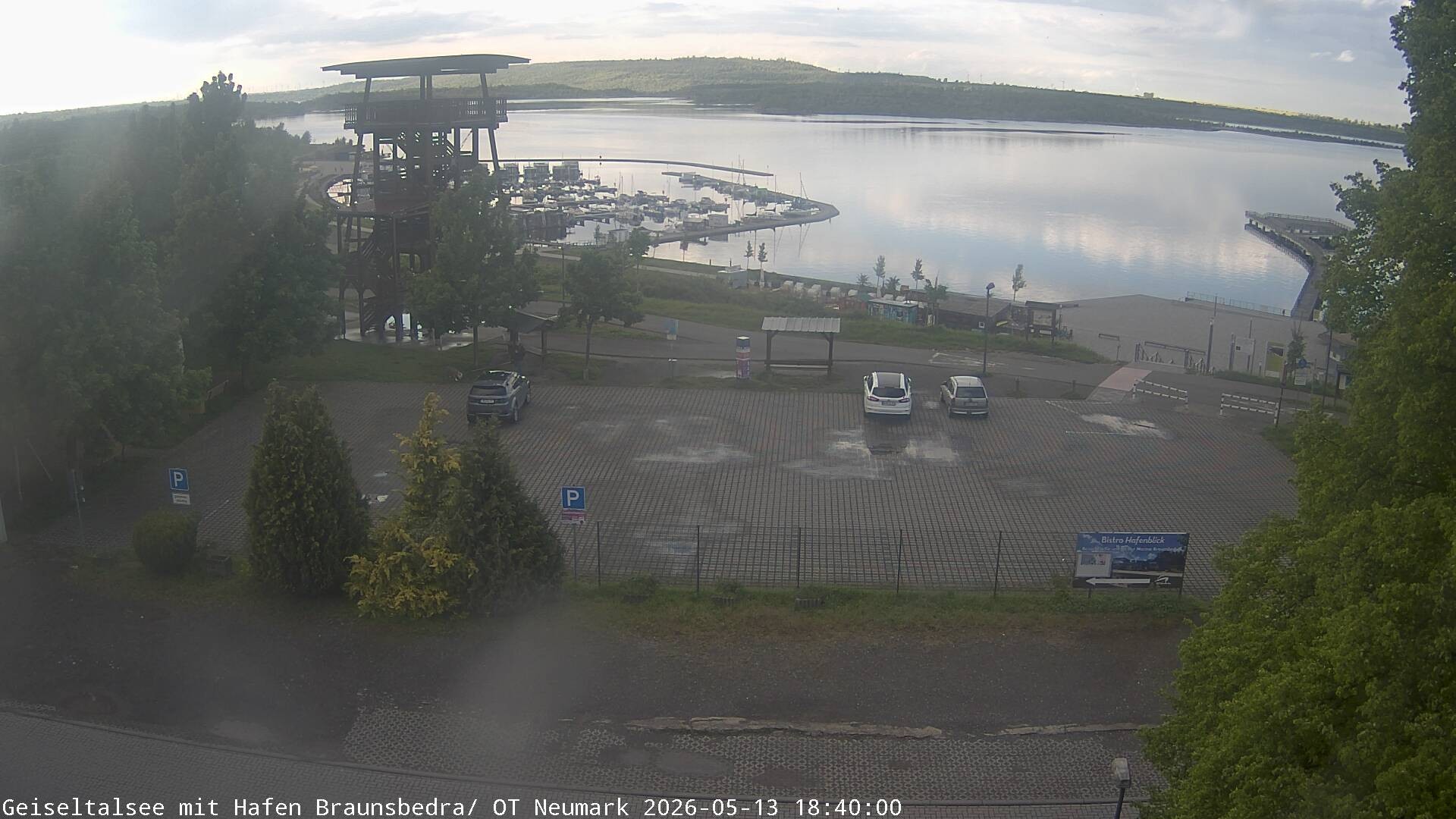 Archiv Foto Webcam Geiseltalsee - Braunsbedra Hafen